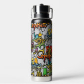 Hip Hop Graffiti Trinkflasche (Hinten)