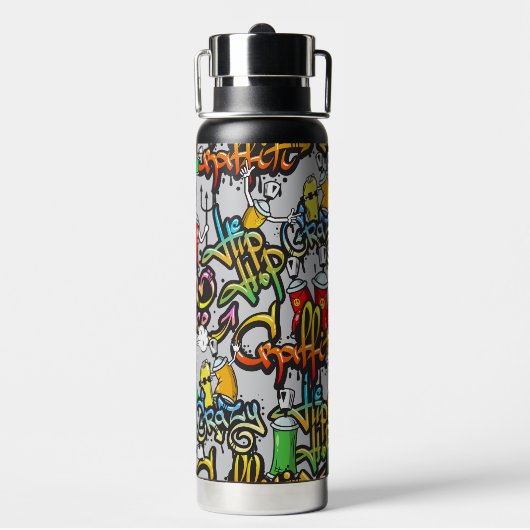 Hip Hop Graffiti Trinkflasche (Hinten)