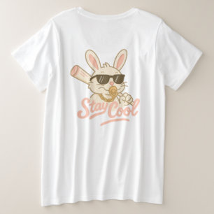 Hip Hop Hare Große Größe T-Shirt
