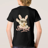 Hip Hop Hare Tri-Blend Shirt (Rückseite)