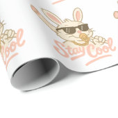  Hip Hop Hase Geschenkpapier (Rolleneckpunkt)