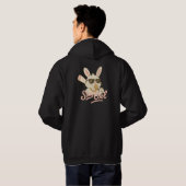 Hip Hop Hase Hoodie (Schwarz voll)
