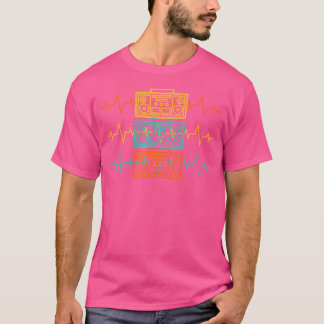 Hip Hop Heartbeat für 90's Dancing I Liebe Hip Hop T-Shirt