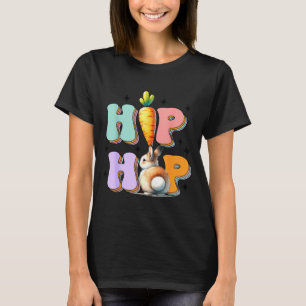 Hip Hop Hippity Lustiger Osterhase Jungen Mädchen T-Shirt