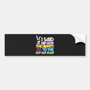Hip Hop Hippity Osterhase  Autoaufkleber