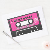 Hip Hop Hooray Notorious ONE 1st Birthday Mixtape Rechteckiger Aufkleber (Umschlag)