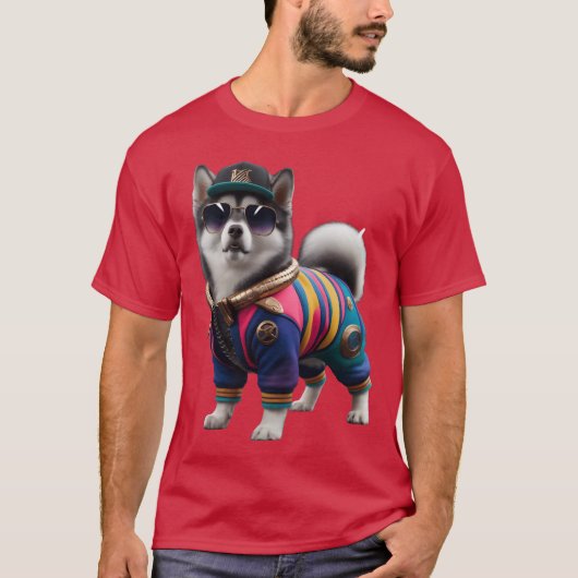 Hip Hop Inspired Cartoon Character in 3d Cute ala T-Shirt (Vorderseite)