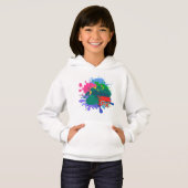 Hip Hop Inspiriert gesegnet Christliche Kunst Hoodie (Vorne ganz)