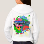 Hip Hop Inspiriert gesegnet Christliche Kunst Hoodie (Rückseite)
