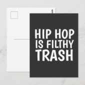 HIP HOP IST FILTHY TRASH POTCARDS MEMBER POSTKARTE (Vorne/Hinten)
