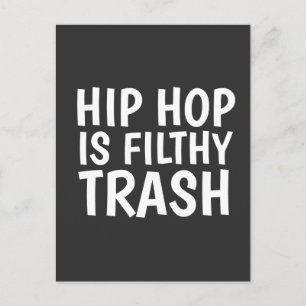 HIP HOP IST FILTHY TRASH POTCARDS MEMBER POSTKARTE
