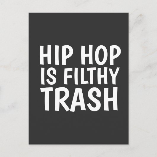 HIP HOP IST FILTHY TRASH POTCARDS MEMBER POSTKARTE (Vorderseite)