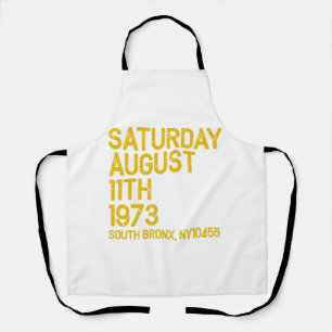 Hip Hop ist Geboren Samstag, 11. August 1973, 50 J Schürze
