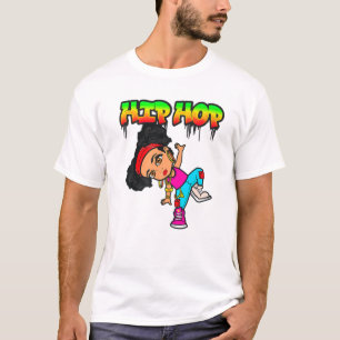 Hip Hop ist mein Jam Rap Musik tanzen Melanin Brow T-Shirt