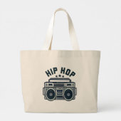 Hip-Hop Jumbo Stoffbeutel (Rückseite)