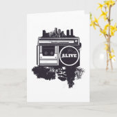 HIP HOP KARTE (Gelbe Blume)