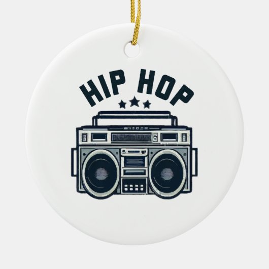 Hip Hop Keramik Ornament (Vorne)
