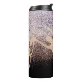 Hip Hop Kette Imitate Glitzern Mit Monogramm Name Thermosbecher (Nach links gedreht)