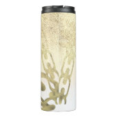 Hip Hop Kette Imitate Glitzern Mit Monogramm Name Thermosbecher (Rückseite)