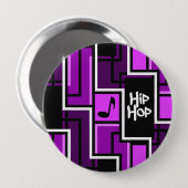 Hip Hop Knopf, riesig Button (Vorne & Hinten)