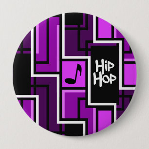 Hip Hop Knopf, riesig Button