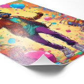 Hip Hop Konzertposter der 90er Jahre Fotodruck (Ecke)