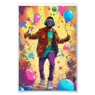 Hip Hop Konzertposter der 90er Jahre Fotodruck