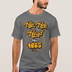 Hip Hop Kopf seit 1965 60 Jahre Kultur T-Shirt