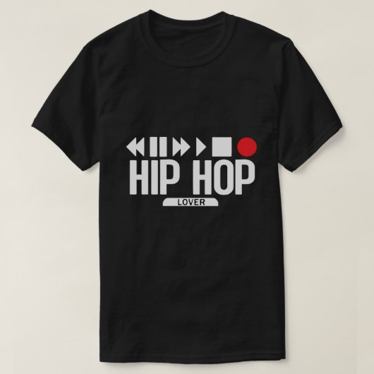 Hip Hop Lover T - Shirt (Design vorne)