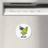 Hip Hop Lustiger Hüpfender Frosch Wortspiel Magnet (In Situ (Geschirrspüler))