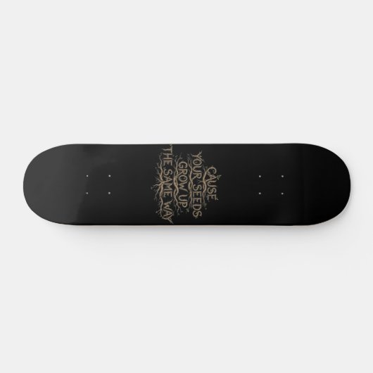 Hip Hop Lyric Skate Deck Skateboard (Horizontal)