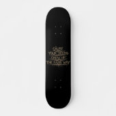 Hip Hop Lyric Skate Deck Skateboard (Vorne)