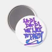 HIP HOP MAGNET (Vorderseite/Rückseite)