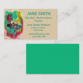 Hip Hop Modernes Tanzlehrerstudio Visitenkarte (Vorne/Hinten)