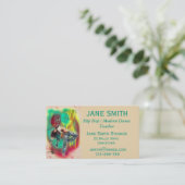 Hip Hop Modernes Tanzlehrerstudio Visitenkarte (Stehend Vorderseite)