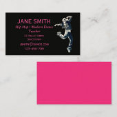 Hip Hop Modernes Tanzlehrertanz-Studio Business Visitenkarte (Vorne/Hinten)