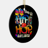 Hip Hop Music 50 Jahre Schwarze Geschichte Männer Keramik Ornament (Rechts)