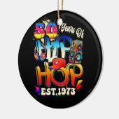 Hip Hop Music 50 Jahre Schwarze Geschichte Männer Keramik Ornament (Links)