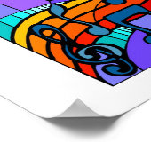 Hip Hop Music Poster bis zu 15x15 (Ecke)