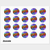 Hip Hop Music Sticker (Blatt)