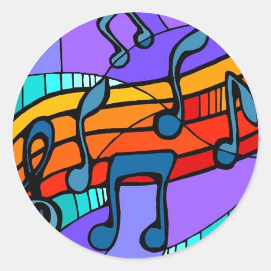 Hip Hop Music Sticker (Vorderseite)