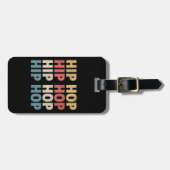 Hip Hop Musik Gepäckanhänger (Vorderseite horizontal)