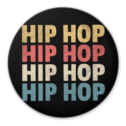 Hip Hop Musik Keramikknauf (Vorderseite)