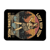 Hip Hop Musik Magnet (Horizontal)