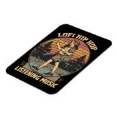 Hip Hop Musik Magnet (Linke Seite)