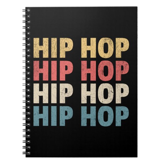 Hip Hop Musik Notizblock (Vorderseite)