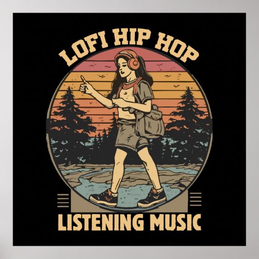 Hip Hop Musik Poster (Vorne)