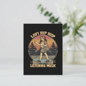 Hip Hop Musik Postkarte (Stehend Vorderseite)