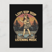 Hip Hop Musik Postkarte (Vorderseite)