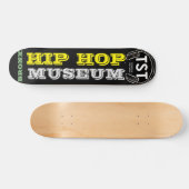 HIP HOP MUSUEM Skateboard, 7¾ Zoll Deck Skateboard (Horizontal)